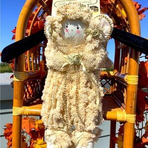 Vintage Rope Angel Soft Expressions DanDee Angel Shelf Sitter New